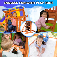 Load image into Gallery viewer, Willow Creek Wooden Swing Set