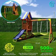 Load image into Gallery viewer, My 1st Wooden Swing Set