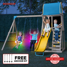Load image into Gallery viewer, SPORTSPOWER ADDISON WOOD SWING SET