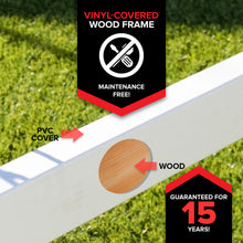 Load image into Gallery viewer, SPORTSPOWER ASPEN 7-FT VINYL COVERED WOODEN SWING SET WITH 3 SWINGS