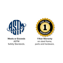 Load image into Gallery viewer, Sportspower Triple Swing and Saucer Metal Swing Set