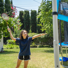 Load image into Gallery viewer, TruJump 14' Trampoline With Basketball Hoop, Badminton, and Volleyball