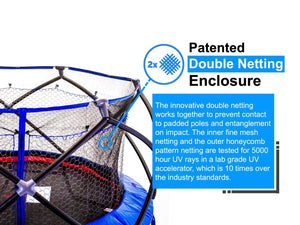 Monxter XT8 15 Foot Round Trampoline and Safety Enclosure Combo