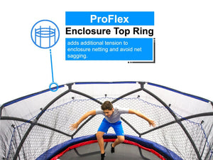 Monxter XT8 15 Foot Round Trampoline and Safety Enclosure Combo