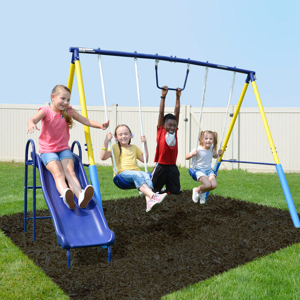 My 1st Metal Swing Set - Top 9 Questions About Metal vs. Wooden Swing Sets