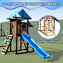 Load image into Gallery viewer, Rosemont wooden swing set

