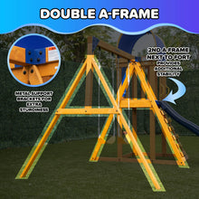 Load image into Gallery viewer, Amelia Wooden Swing Set
