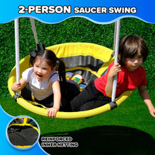 Load image into Gallery viewer, Swing and Play metal swing set
