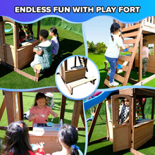 Load image into Gallery viewer, Lakeview wooden swing set
