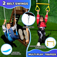 Load image into Gallery viewer, Lakeview wooden swing set
