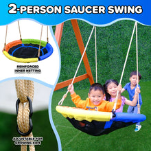 Load image into Gallery viewer, Wildwood wood swing set
