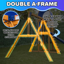 Load image into Gallery viewer, Amelia Wooden Swing Set
