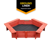 Load image into Gallery viewer, Sportspower 4.3&#39; Hexagon Sandbox With Ground Tarp And Cover
