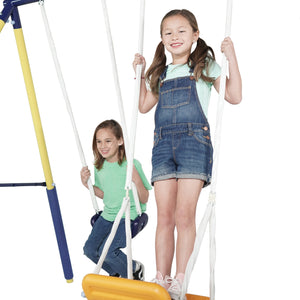 Palmview Swing Set with Teeter-Totter, Standing Swing, and Slide