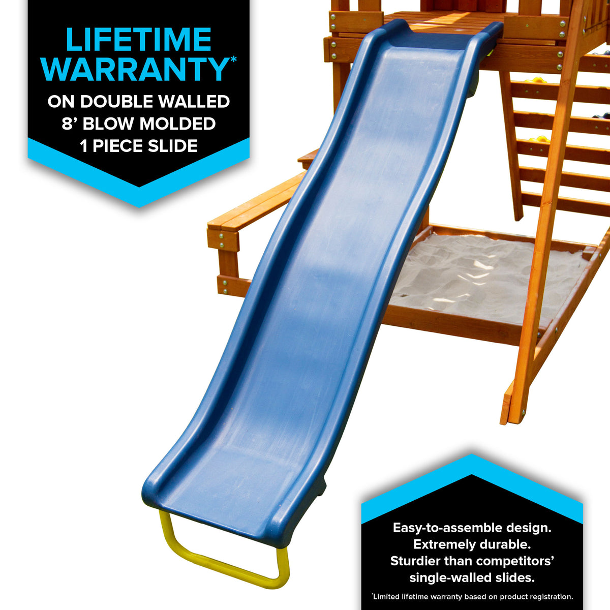 Willow Creek Wooden Swing Set SportsPowerSwingSets