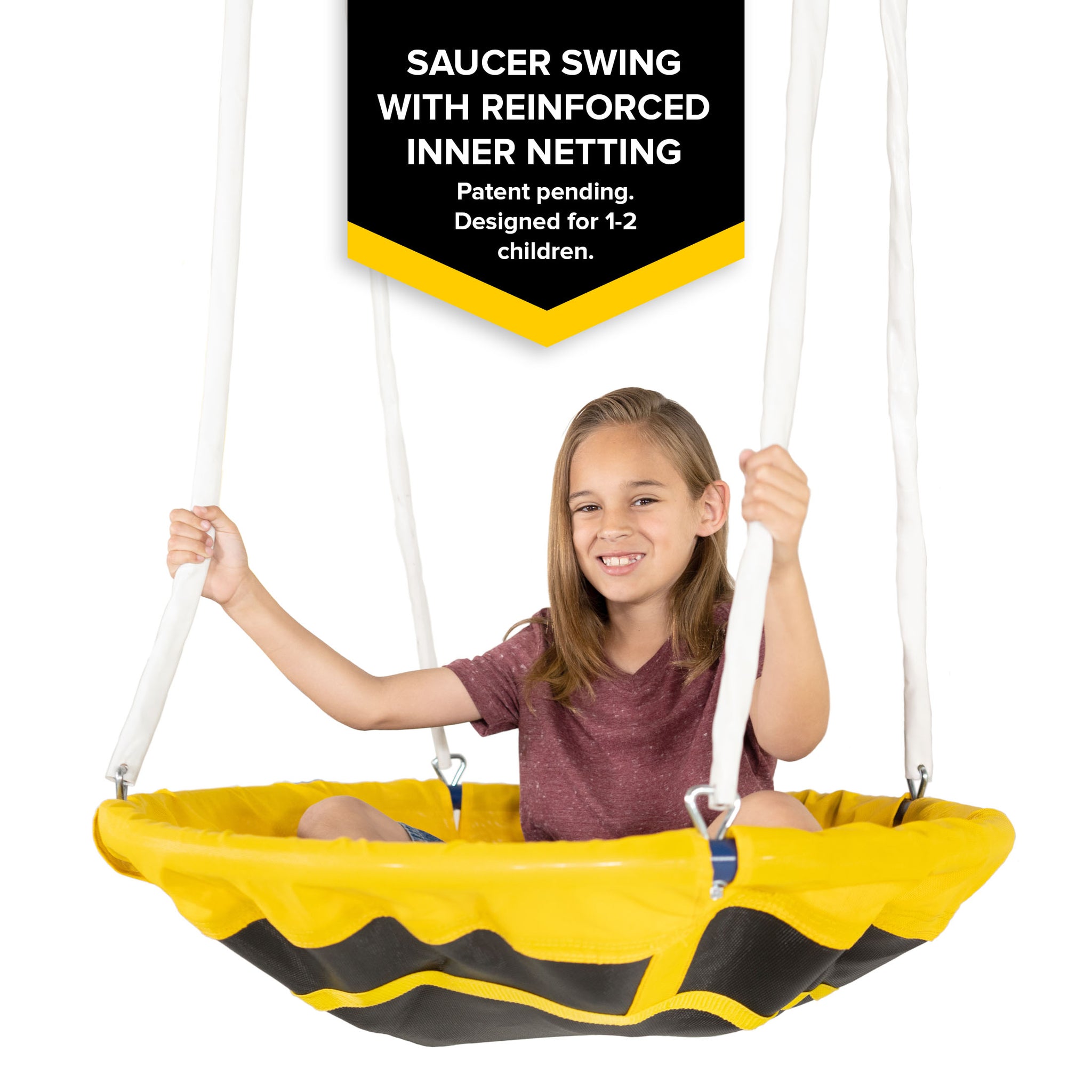 Sportspower Super Surfer Metal Swing Set with 6ft Slide,  Skyflyer Swing, Surfboard Swing, Standing Swing and Classic Sling Swing  with Slide : Toys & Games