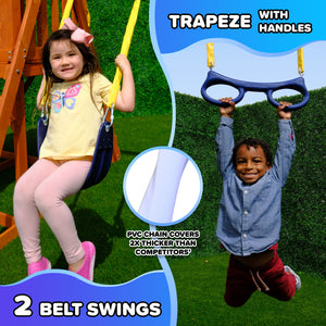 Sunnyslope Wooden Swing Set