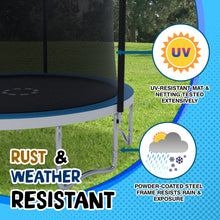 Load image into Gallery viewer, TruJump 10 Foot Blue Trampoline with Enclosure

