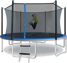Load image into Gallery viewer, TruJump 12 Foot Blue Trampoline with Enclosure
