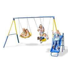 Load image into Gallery viewer, Super Saucer Metal Swing Set
