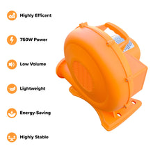 Load image into Gallery viewer, Sportspower 750W Electric Air Blower for Inflatable Bounce Houses &amp; Water Slides
