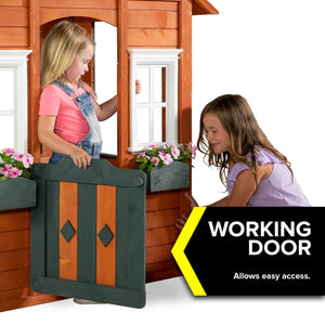 Sportspower Woodbridge Wooden Playhouse