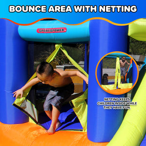 Sportspower My 1st Jump N Water Slide with Bounce House