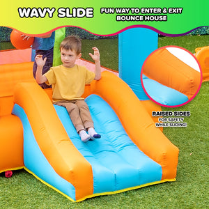 Sportspower My 1st Bounce House™ with Soccer Goal & Basketball Hoop