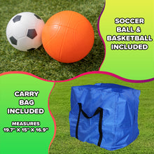 Load image into Gallery viewer, Sportspower My 1st Bounce House™ with Soccer Goal &amp; Basketball Hoop
