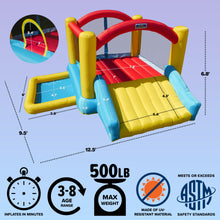 Load image into Gallery viewer, My 1st Jump N Play with Ball Pit &amp; Slide
