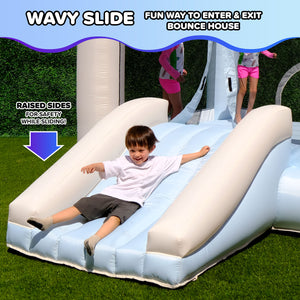 Sportspower My 1st Jump N Play Inflatable Bounce House with Slide