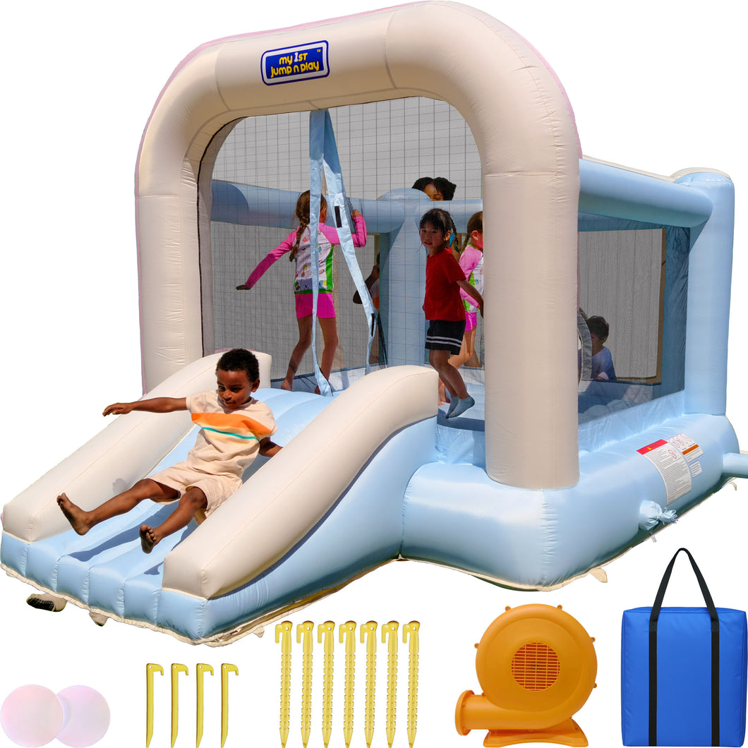 Sportspower My 1st Jump N Play Inflatable Bounce House with Slide