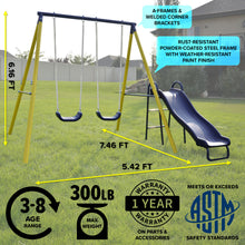 Load image into Gallery viewer, Sportspower Power Play Time Swing Set

