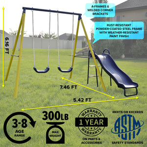 Sportspower Power Play Time Swing Set