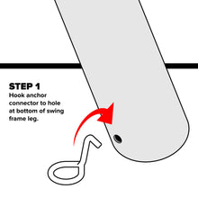 Load image into Gallery viewer, Sportspower Swing Set Metal Ground Anchor Kit
