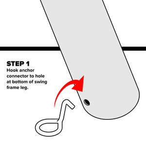 Sportspower Swing Set Metal Ground Anchor Kit