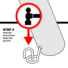 Load image into Gallery viewer, Sportspower Swing Set Metal Ground Anchor Kit
