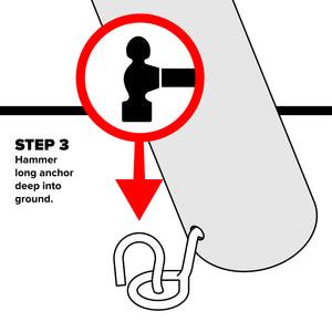 Sportspower Swing Set Metal Ground Anchor Kit