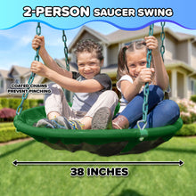 Load image into Gallery viewer, Sportspower Kilimanjaro 9.5ft Heavy-Duty Metal Swing Set
