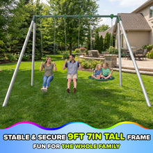 Load image into Gallery viewer, Sportspower Kilimanjaro 9.5ft Heavy-Duty Metal Swing Set
