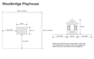 Sportspower Woodbridge Wooden Playhouse