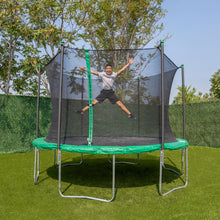 Load image into Gallery viewer, TruJump 12 Foot Green Trampoline with Enclosure
