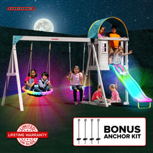 Load image into Gallery viewer, Amelia Wooden Swing Set
