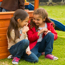 Load image into Gallery viewer, Sportspower Encinitas Wood Playhouse With 4&#39; Slide
