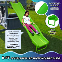 Load image into Gallery viewer, Blakely Wooden 2-Story Playhouse with Slide
