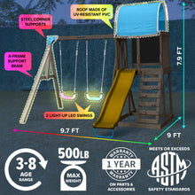 Load image into Gallery viewer, SPORTSPOWER ADDISON WOOD SWING SET
