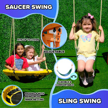 Load image into Gallery viewer, Amelia Wooden Swing Set
