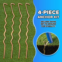 Load image into Gallery viewer, Swing and Saucer Metal Swing Set
