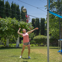Load image into Gallery viewer, TruJump 14&#39; Trampoline With Basketball Hoop, Badminton, and Volleyball
